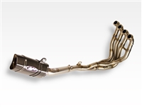 2016-2026 Kawasaki Ninja ZX10R M4 Tech 1 Full Exhaust System Carbon Fiber Muffler (KA9954)