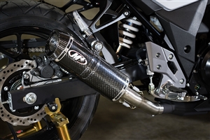 2018-2024 Suzuki GSX250R M4 X-96 Carbon Fiber SlipOn Exhaust System (SU2504)