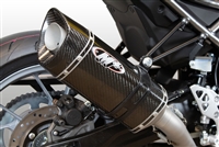 2023-2025 Suzuki GSX8S (GSX-8S) / GSX8R (GSX-8R) M4 Exhaust Full System Race Mount Scalene Carbon Fiber Canister (SU8024)