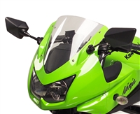 2008-2012 Kawasaki Ninja 250R Militantmoto F22 Windscreen Supersport Legal (Stock Dimensions) - Clear (50-2000)