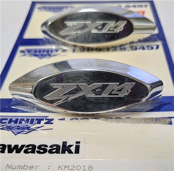 2006-2025 Kawasaki ZX14 Polished Mirror Block Off Plates