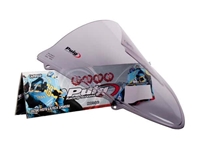 2008-2012 Kawasaki Ninja 250R Puig Racing Double Bubble Windshield / Windscreen (4626H) - Smoke