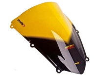 2007-2012 Honda CBR600RR Puig Racing Double Bubble Windshield / Windscreen (4356G) - Yellow