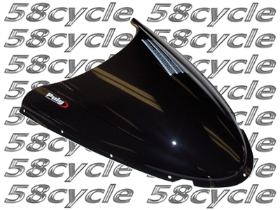 2003-2004 Ducati 749 749S Puig Racing Double Bubble Windscreen - Dark Smoke (1349F)