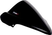 2008-2020 Suzuki GSX-R Hayabusa Puig Z-Racing Double Bubble Windshield / Windscreen (4826N) - BLACK
