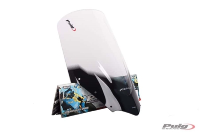 2006-2015 Yamaha FZ1 Puig Racing Double Bubble Windshield/Windscreen (4061W) - Clear