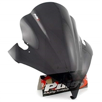 2004-2006 Yamaha FZ6 Fazer Puig Racing Double Bubble Windshield / Windscreen (1646F) - Dark Smoke