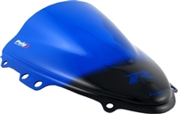 2004-2005 Suzuki GSXR750 Puig Racing Double Bubble Windshield / Windscreen (1655A) - Blue