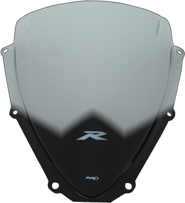 2006-2007 Suzuki GSXR750 Puig Racing Smoke Double Bubble Windshield / Windscreen (4055H)