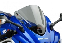 2008-2010 Suzuki GSXR600 Puig Z-Racing Double Bubble Windshield / Windscreen (4629H) - SMOKE