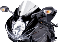 2011-2026 Suzuki GSXR600 Puig Z-Racing Double Bubble Windshield / Windscreen (5605W) - Clear