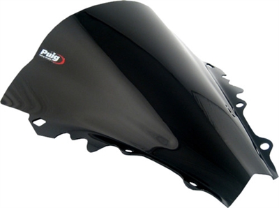 2006-2007 Yamaha R6 Puig Racing Double Bubble Windshield / Windscreen (4059N) - Black