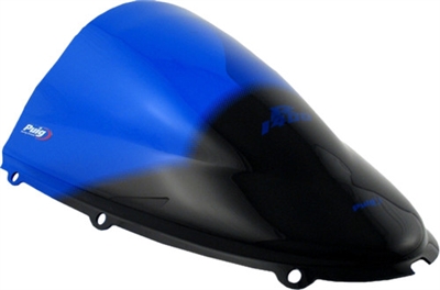 2006-2022 Kawasaki ZX14 Blue Puig Racing Double Bubble Windshield / Windscreen (4057A)