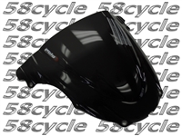 2003-2004 Kawasaki ZX6RR / ZX6R 636 Puig Racing Double Bubble Windshield / Windscreen (1335N) - Black