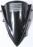2012-2016 Honda CBR1000RR Puig Z Racing Double Bubble Windshield / Windscreen (5994C) - Carbon Fiber Look