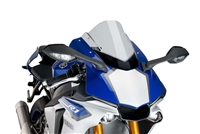2015-2019 Yamaha R1 Puig Z-Racing Double Bubble Windshield / Windscreen (7648W) - Clear