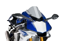 2015-2019 Yamaha R1 Puig Z-Racing Double Bubble Windshield / Windscreen (7648H) - Smoke