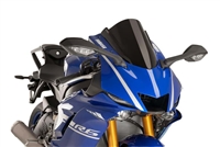2017-2025 Yamaha R6 Puig Z-Racing Double Bubble Windshield / Windscreen (9723N) - Black