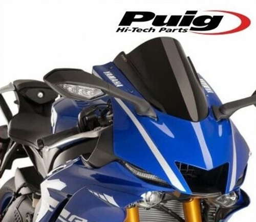 2022-2025 Yamaha R7 Puig Z-Racing Double Bubble Windshield / Windscreen (9723N) - Black