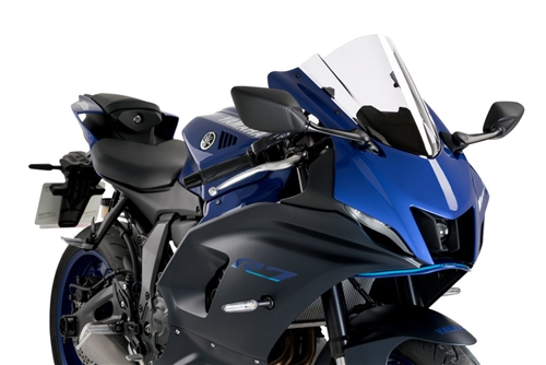 2022-2025 Yamaha R7 Puig Z-Racing Double Bubble Windshield / Windscreen (9723W) - Clear