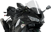 2009-2022 Kawasaki ZX6R Puig Z-Racing Double Bubble Windshield / Windscreen (3177W) - Clear