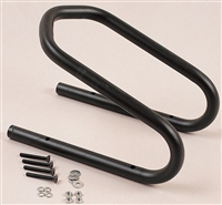 Permanent Pop Chock Motorcycle Wheel Tire Stand - Black