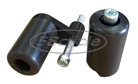 2000-2003 Suzuki GSXR750 Black Pro Impact Frame Sliders