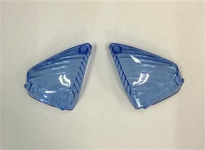 2008-2009 Suzuki GSXR750 Clear Alternatives Rear Turn Signal Lenses - Blue (CTS-0061-B)