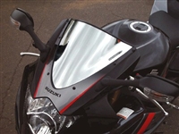 2004-2005 Suzuki GSXR600 Sportech V-Flow (Double Bubble) Windshield / Windscreen (2301-0958 / 45501058) - Chrome
