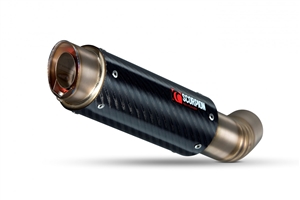 2011-2020 Suzuki GSXR600/750 Scorpion RP-1 GP Slip-On Exhaust System - Carbon Fiber Can (SI1005CEM)