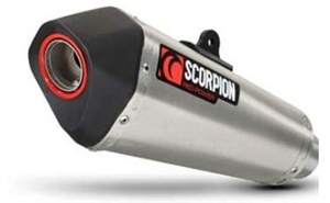 2013-2015 Honda CB500 F/X Scorpion Serket Taper Slip-On Exhaust System - Stainless Steel Can (RHA160SEO)