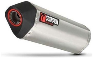 2015-2020 Kawasaki VERSYS 1000 Scorpion Serket Parallel Slip-On Exhaust System - Stainless Steel Can (RKA112SEO)