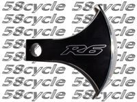 2003-2005 Yamaha R6 Aluminum Swingarm Tag Bracket - Black