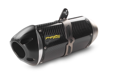 2006-2007 Suzuki GSXR600 / 750 Two Brothers Racing Slip On Exhaust System - S1R Carbon Fiber Canister (005-3880405-S1)