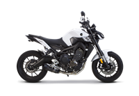 2014-2020 Yamaha FZ-09 / MT-09 / FJ-09 / XSR900 Two Brothers Racing Full Exhaust System - S1R - BLACK Series - Carbon Fiber Canister (005-4170107-S1B)