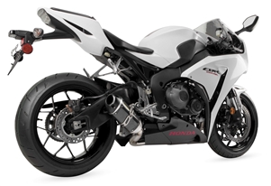 2012-2016 Honda CBR1000RR Two Brothers Racing Slip On Exhaust System - S1R Carbon Fiber Canister (005-4240405-S1)