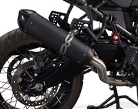 2021-2024 Harley Davidson Pan America Two Brothers Racing Slip-On Exhaust System - S1R Black Aluminum Canister (005-5380409-B)