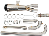 2021-2024 Harley Davidson Sportster S (Sporty S) Two Brothers Comp-S Full Exhaust System Stainless Steel - Brushed (005-5410199)