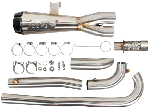 2021-2024 Harley Davidson Sportster S (Sporty S) Two Brothers Comp-S Full Exhaust System Stainless Steel - Brushed (005-5410199)