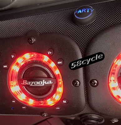 Bazooka G3 36" Party Bar - Bluetooth Audio Speakers - Color LED Lights with Remote (BPB36-G3)