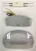 Clear Alternatives 1997-1998 Honda CBR1100XX Clear Tail Light Lens and LED Board with Integrated Signals (CTL-0026-IT)