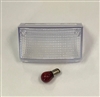 Clear Alternatives 1994-2007 Kawasaki EX250 Clear Rear Brake Tail Lamp Light Lens - Middle/Center Lens Only (CTL-0091-1)