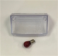 Clear Alternatives 1994-2007 Kawasaki EX250 Clear Rear Brake Tail Lamp Light Lens - Middle/Center Lens Only (CTL-0091-1)