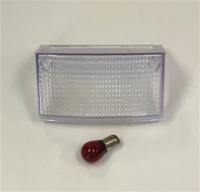 Clear Alternatives 1994-2007 Kawasaki EX250 Clear Rear Brake Tail Lamp Light Lens - Middle/Center Lens Only (CTL-0091-1)