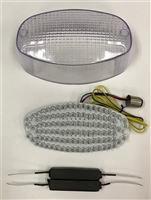 Clear Alternatives 1996-1997 Kawasaki Eliminator 600 Clear Tail Light Lens and LED Board with Integrated Signals (CTL-0021-IT)