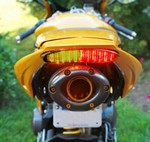 2005-2010 Triumph Daytona 675 Clear Tail Light Lens and LED Board with Integrated Signals