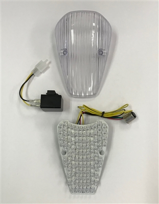 Clear Alternatives Honda VTX1800 (Custom / Classic) Clear Tail Light Lens and LED Board with Integrated Signals (CTL-0049-IT)