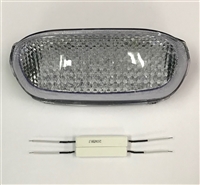 Clear Alternatives 1993-2004 Kawasaki Ninja ZX600E Clear LED Tail Light with Integrated Signals (CTL-0024-IT)