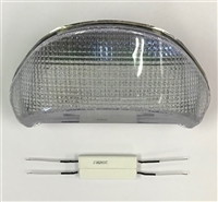 Clear Alternatives 2000-2005 Kawasaki ZX12R Clear Tail Light with Integrated Signals (CTL-0029-IT)