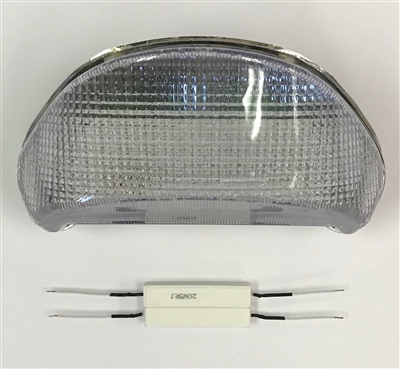 Clear Alternatives 2000-2005 Kawasaki ZX12R Clear Tail Light with Integrated Signals (CTL-0029-IT)